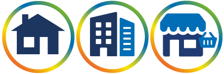 residential retail commercial icon